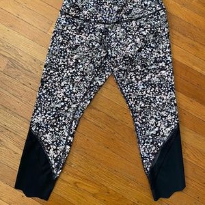 Lululemon Wunder Under Crop Floral Spritz Multi 10
